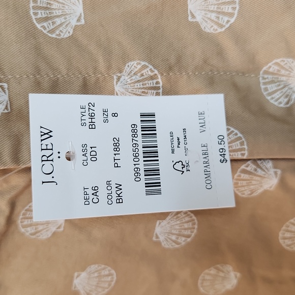 J.Crew Size 8 Shorts. - Picture 3 of 5